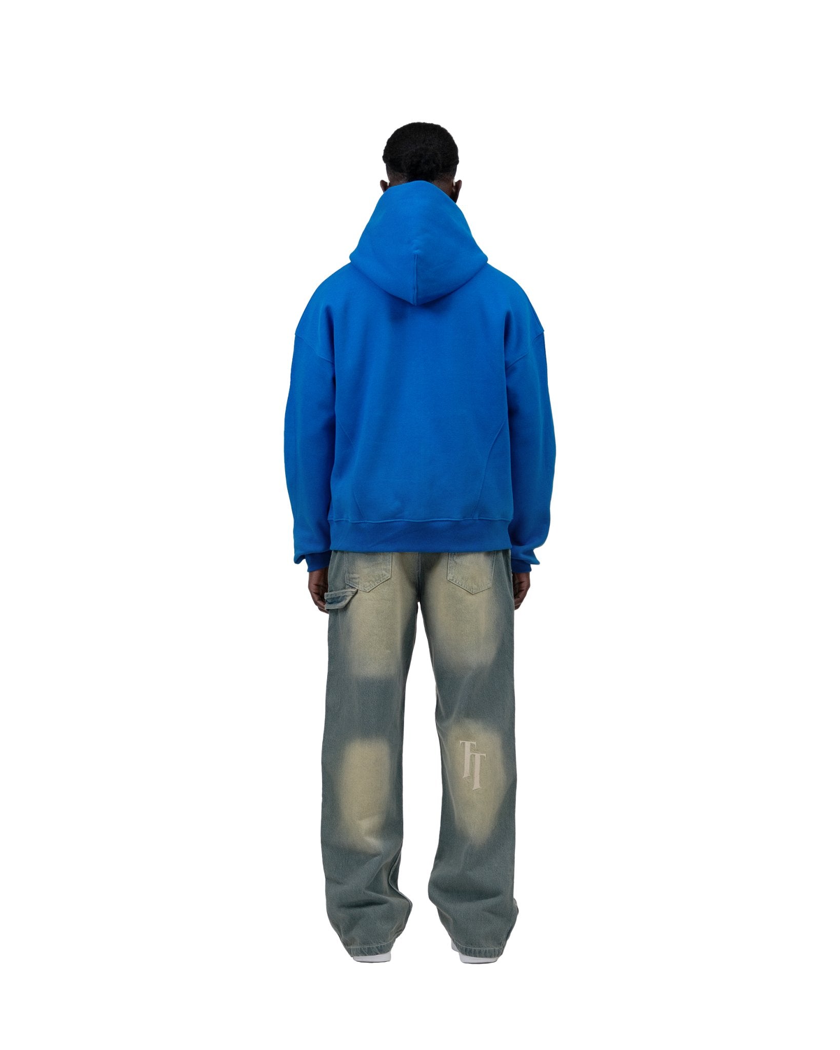 "ART & DESIGN" LOGO ZIPPER ROYAL BLUE - theonesclo
