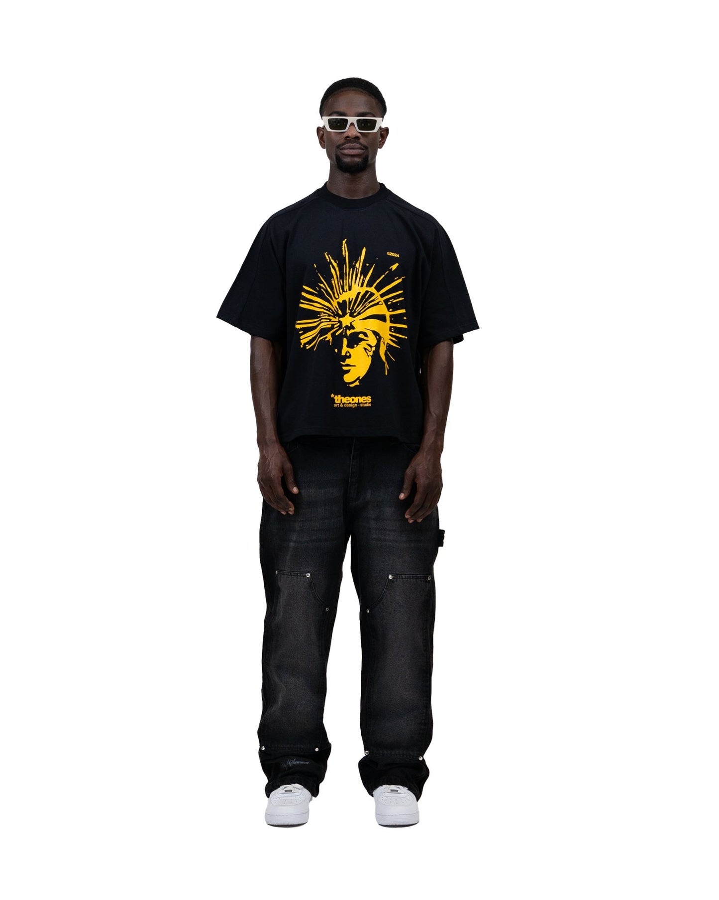 EVERYDAY CARPENTER "WASHED BLACK" RIPPED - theonesclo
