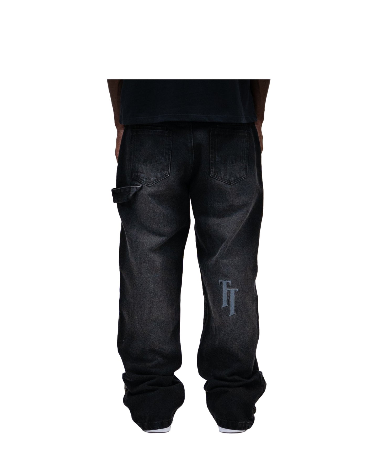 EVERYDAY CARPENTER "WASHED BLACK" RIPPED - theonesclo
