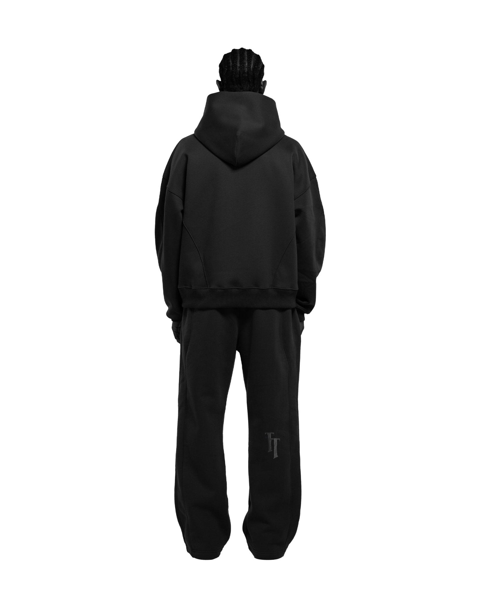 EVERYDAY TRACKPANTS BLACK ON BLACK - theonesclo