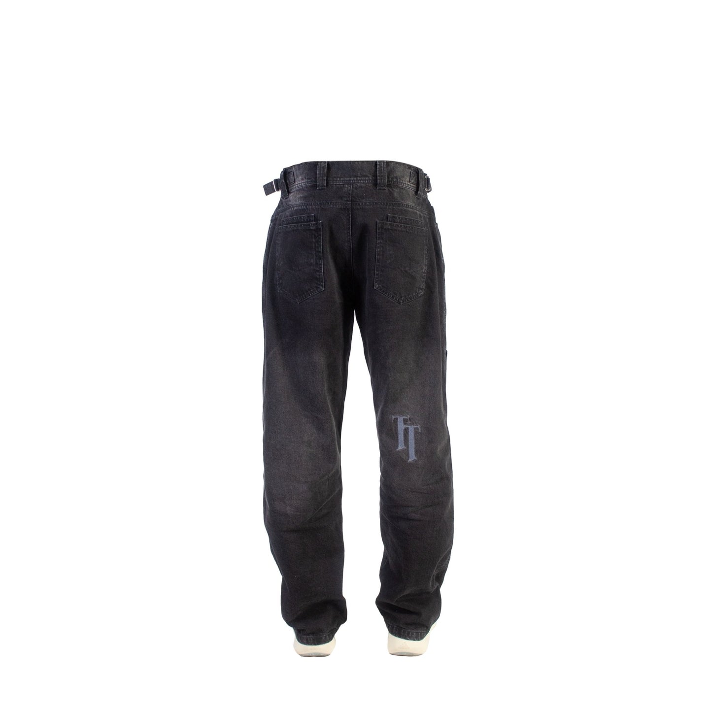 EVERYDAY CARPENTER JEANS 'WASHED BLACK' - theonesclo