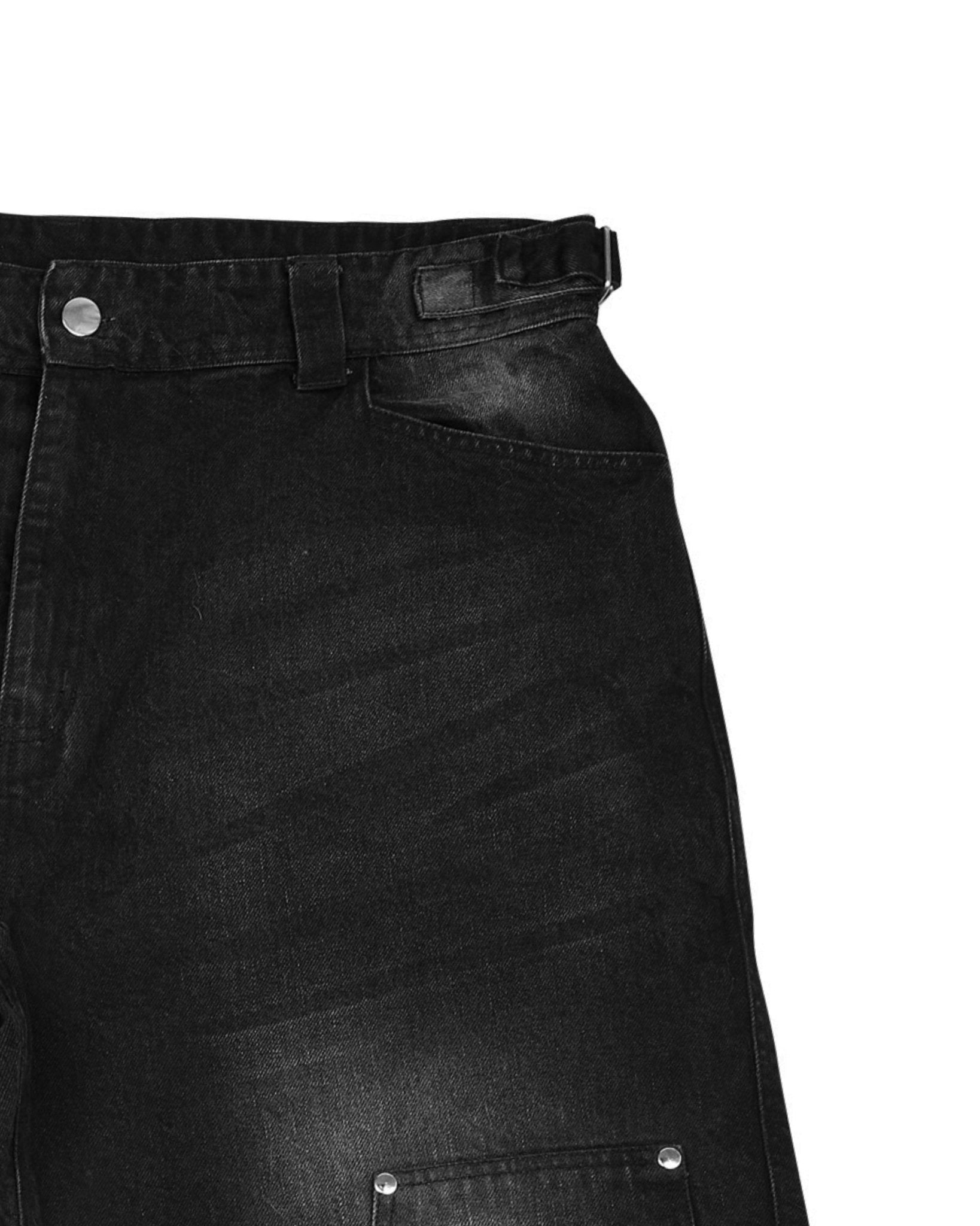 EVERYDAY CARPENTER "WASHED BLACK" RIPPED - theonesclo