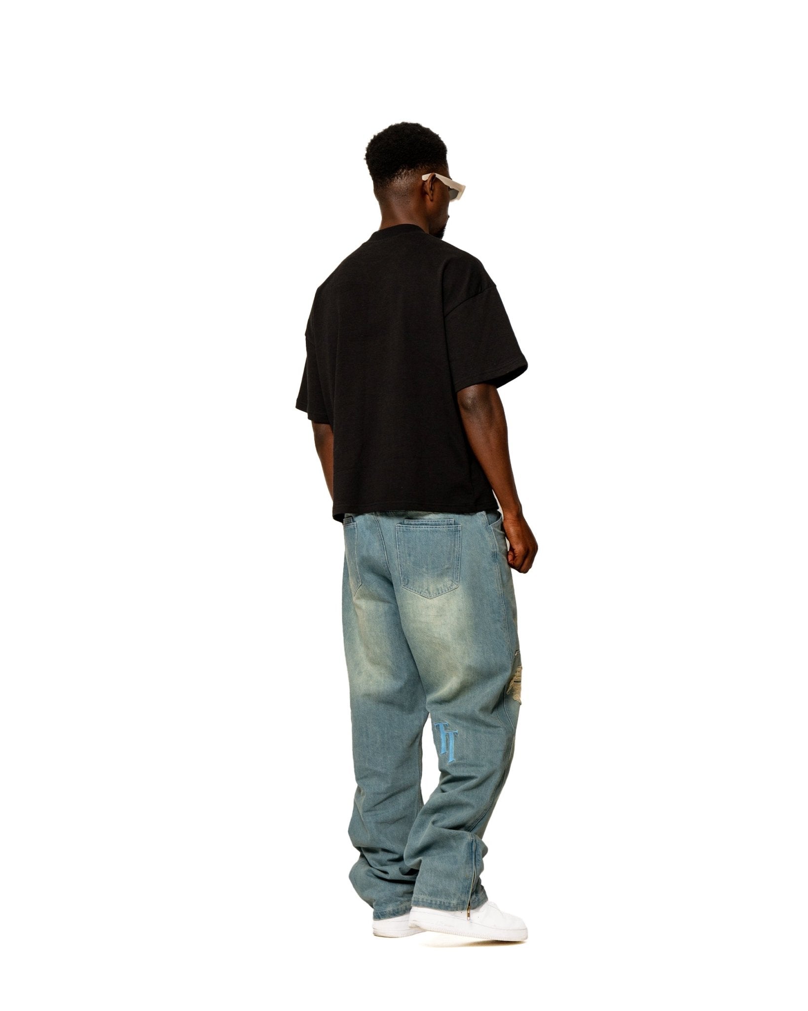 EVERYDAY CARPENTER "WASHED/CREAM" RIPPED - theonesclo
