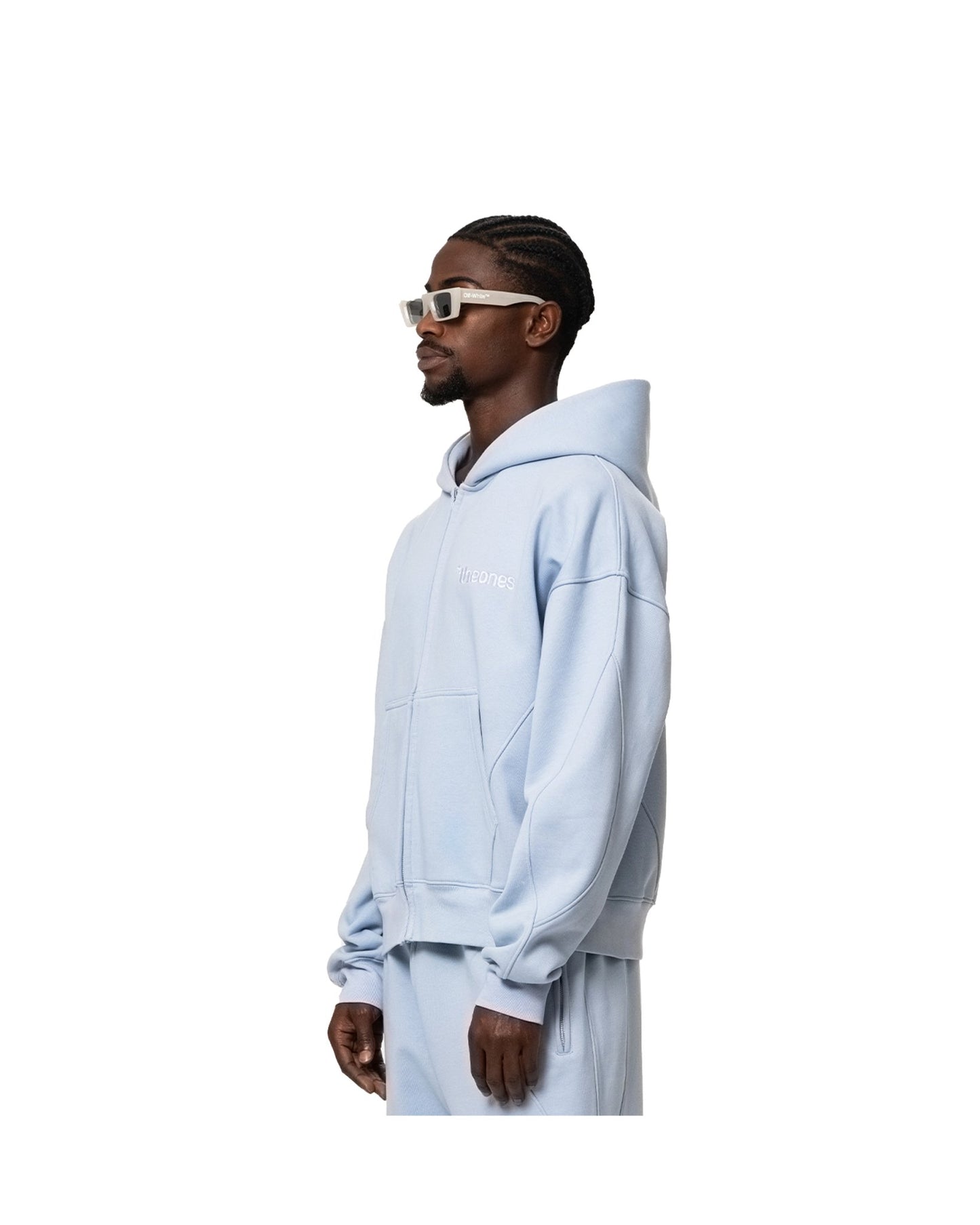 "EVERYDAY ZIPPER" LIGHT BLUE - theonesclo
